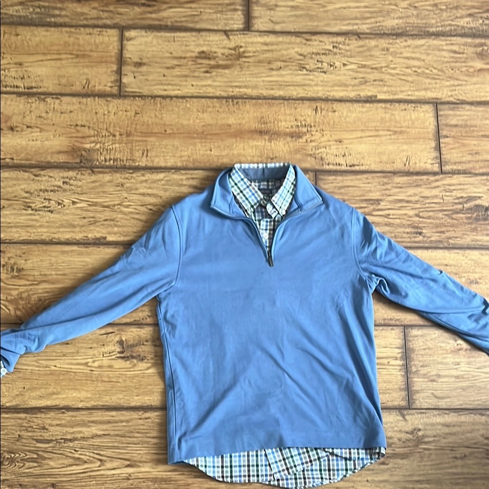 Van Heusen Blue Casual Button Down Shirt